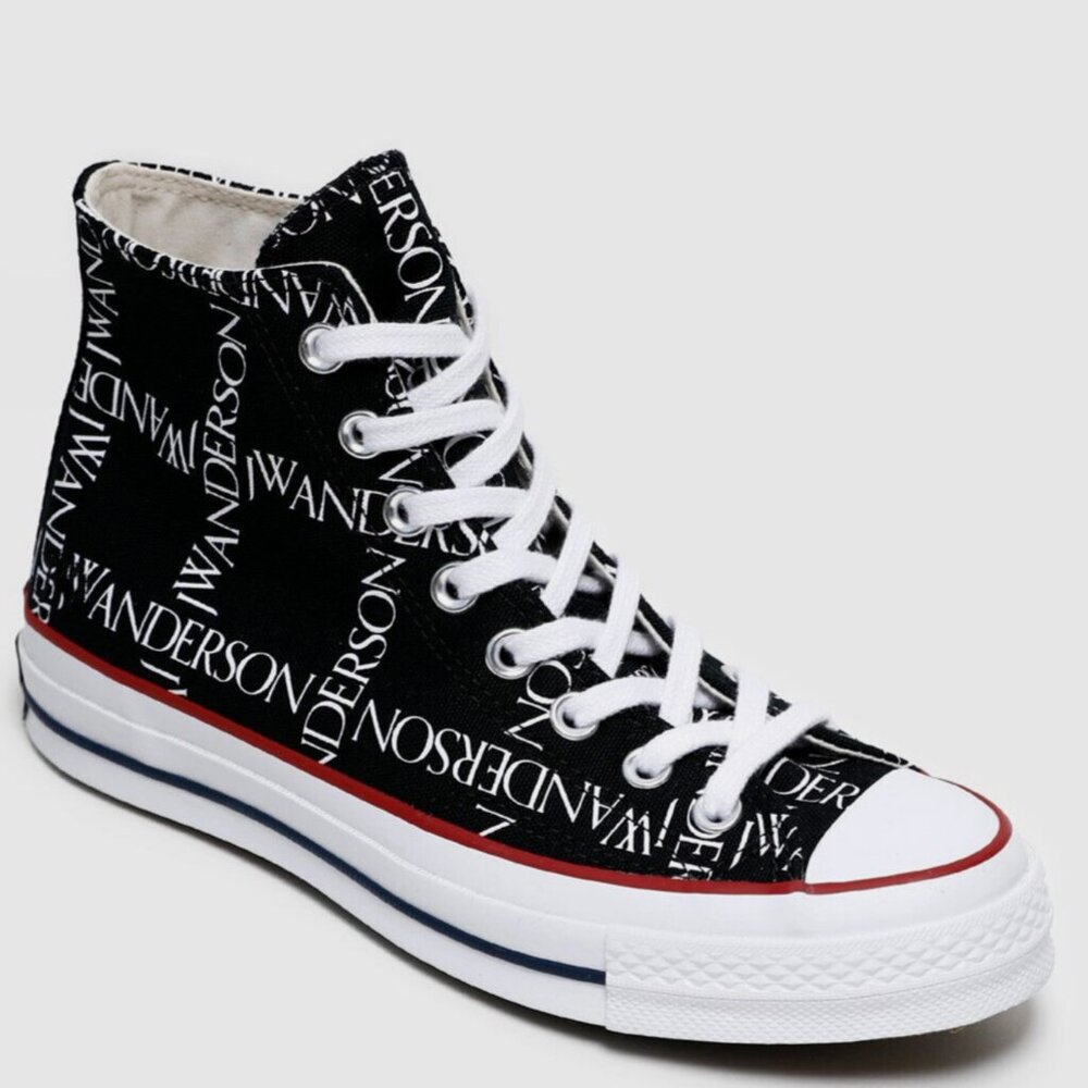 NEW Converse Chuck 70 Hi Grid JW Anderson Black White Insign Mens Sz 13 160807C